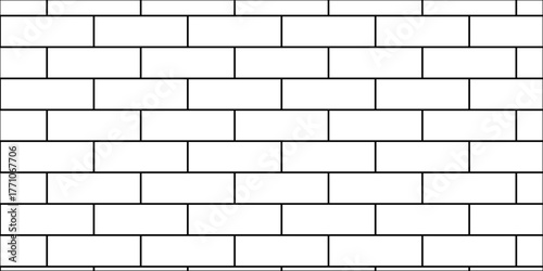 Pavement seamless mosaic stone concrete wall surface tiles. subway vector block rock white brick wall texture background.	