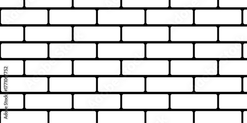 Pavement seamless mosaic stone concrete wall surface tiles. subway vector block rock white brick wall texture background.	