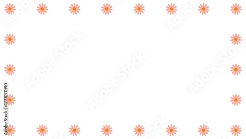 Daisy Flower Frame Background