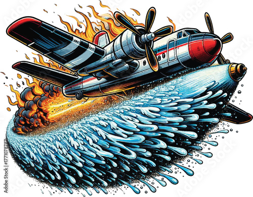 Kind of propeller airplane