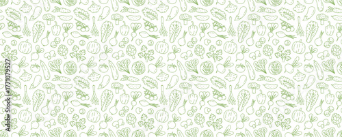 vegetables green background