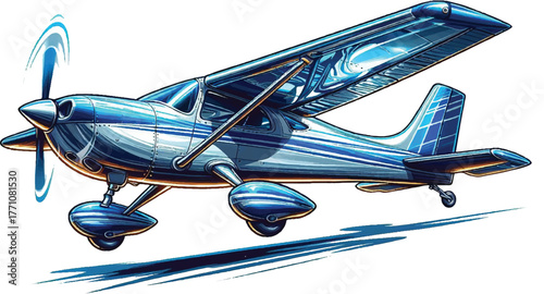 Kind of propeller airplane