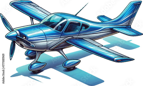 Kind of propeller airplane