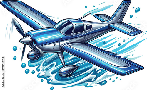 Kind of propeller airplane