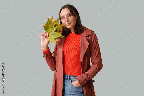 Beautiful young woman with ...