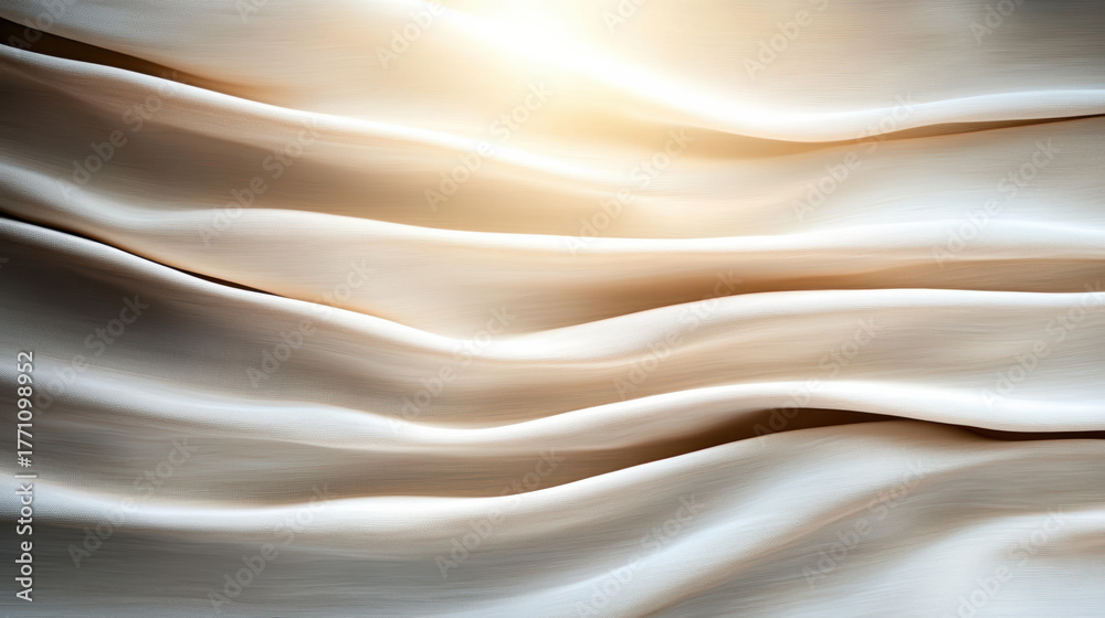 Obraz premium Soft wave of light dissolving into dark void, creating poetic atmosphere