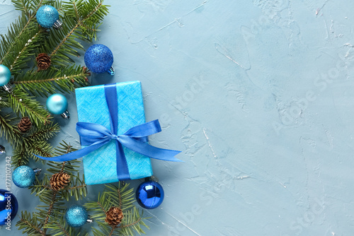 Composition with fir tree b...