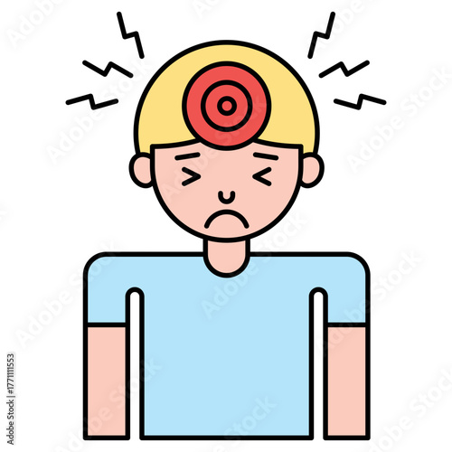 Frontal headaches icon