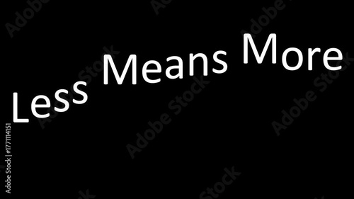 The words less wage work are written in white on black background