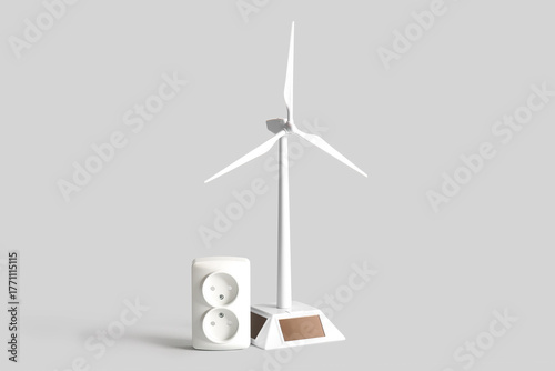Wind turbine model and elec...