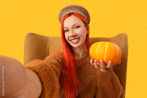 Beautiful young happy woman...