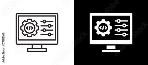 Configuration blackwhite icon