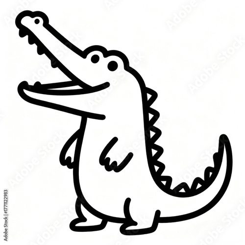 cartoon crocodile cartoon