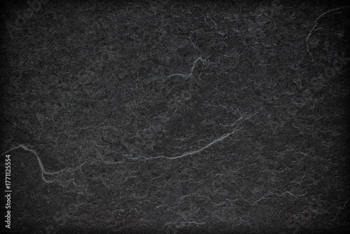 Fototapeta Naklejka Na Ścianę i Meble -  Dark grey black slate background or texture.