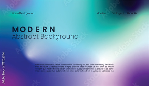 Blurred backgrounds set with modern abstract blurred color gradient patterns. Smooth templates collection for brochures, posters, banners, flyers and cards. Vector illustration.