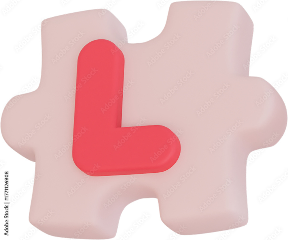 Obraz premium love puzzle