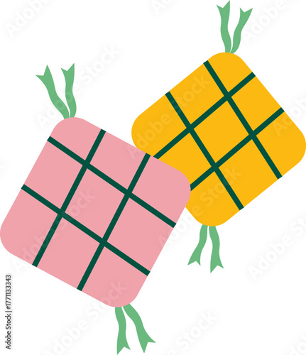 Ramadan Icon Illustration Ramadhan Muslim Spiritual Islamic Symbols Crescent Moon Mosque Prayer and Ornament Festive Celebartion