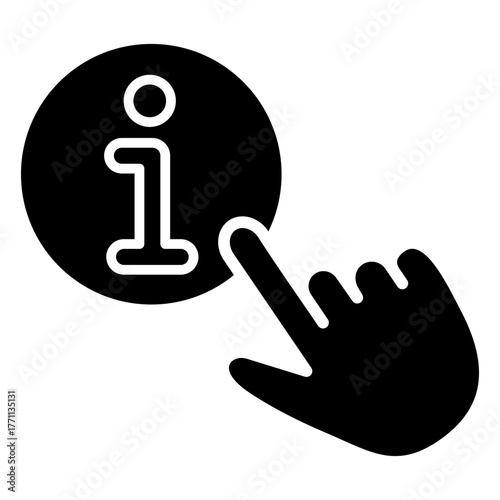 Confidential Glyph Icon