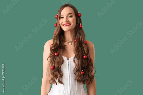 Beautiful young happy woman...