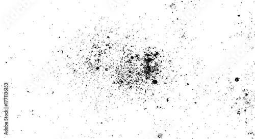 Black Grit Dust Speckles Texture Overlay Background Vector Grunge Effect Distress Graphic Resource