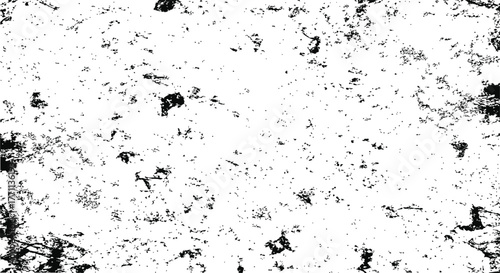 Abstract black and white grunge overlay texture vector Dust dirt speckle rough messy distressed pattern background element