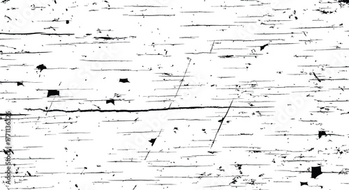 Vector grunge texture background horizontal scratches peeling paint effect monochrome distressed abstract overlay pattern black and white graphic