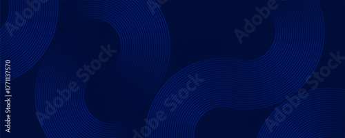 Premium background design with diagonal dark blue lines pattern. Vector horizontal template for digital luxury business banner, poster, modern