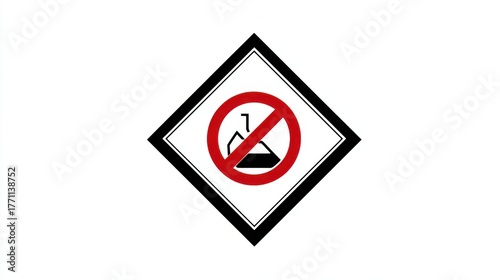 Prohibited Warning Sign for Hazardous Material Handling Safety Free Download Prohibited Warning Sign for Hazardous Material Handling Safety - GFXLoad