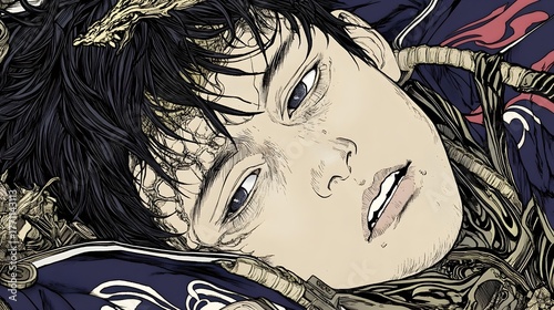 Epic battle scene featuring a heroic character in a fantasy world digital art dramatic angle