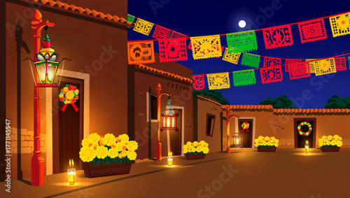 Abstract vector design featuring red green and blue color components