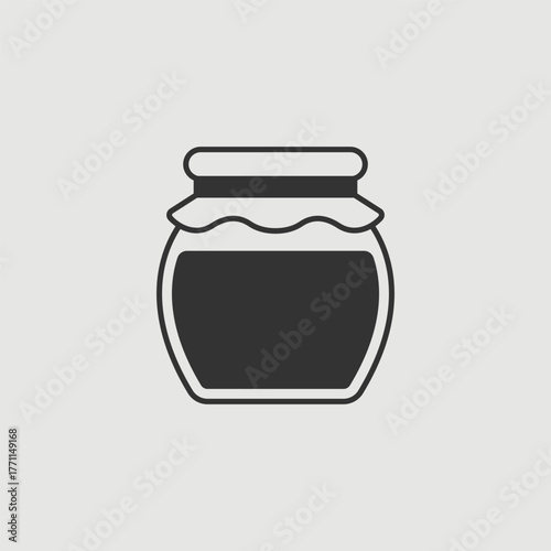 Vector Simple Isolated Honey Icon