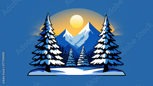 Abstract colorful design with geometric shapes and vibrant hues