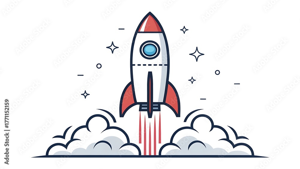 Fototapeta premium space shuttle launch