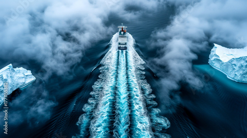 Wallpaper Mural A fascinating journey on a sea liner through northern waters among ice, icebergs and cold Torontodigital.ca