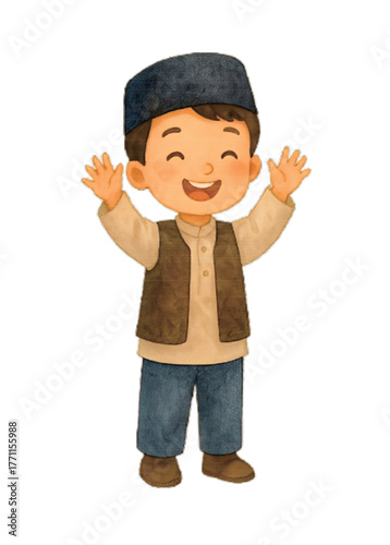1006 smiling boy muslimah wit...