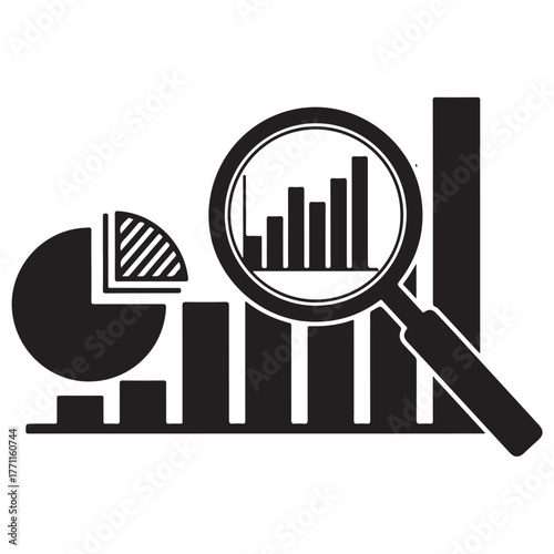 Business Analytics icon vector