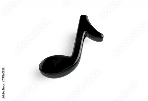 Music note vector icon simple illustration for web and phone design button