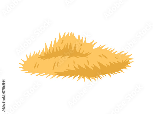 Hay Straw Animal Feed Illustration
