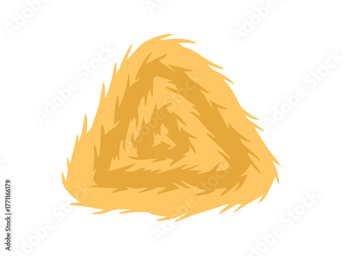 Pile of Hay Straw Animal Feed
