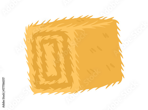 Pile of Hay Straw Animal Feed
