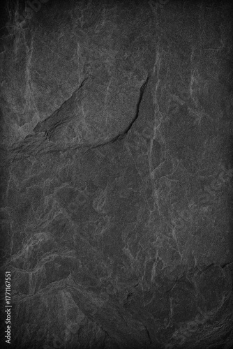 Dark grey black slate background or texture.