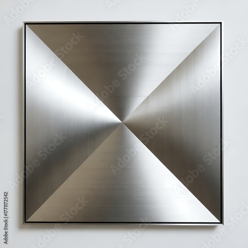 Fine Art Composition – Minimalist Geometry and Metallic Details