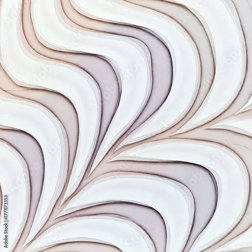 Subtle Pastel Abstract Artwork – Elegant and Balanced Composition