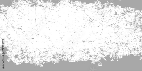 Abstract black and white grunge texture background with a vintage design border, like old paper with paint splatter decoration