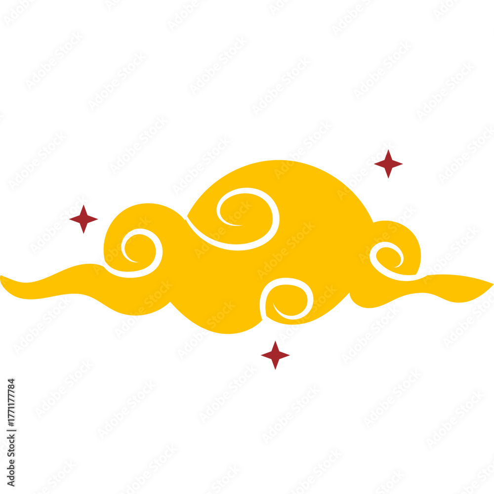 Fototapeta premium Cloud Chinese New Year