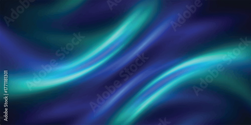 Abstract aurora borealis background with flowing light a dynamic vector illustration for modern designs creating a sense of wonder and natural beauty
