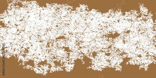 Close-up texture of white and brown rice food in a bowl and scattered on a white background