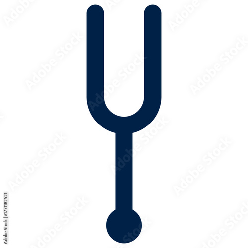 Tuning fork vector illustration icon design trendy