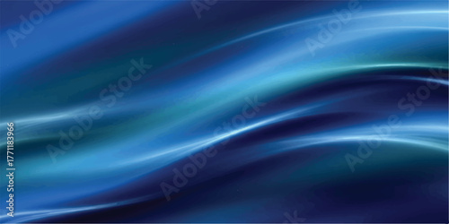 Abstract blue wave background smooth flowing lines create a dynamic and modern backdrop perfect for presentations or graphic design projects
