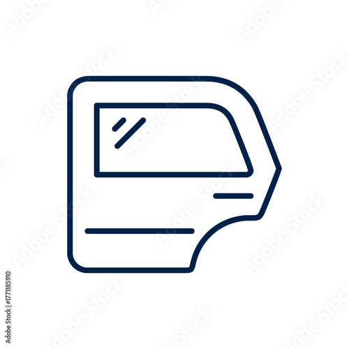 Car door vector illustration icon design trendy